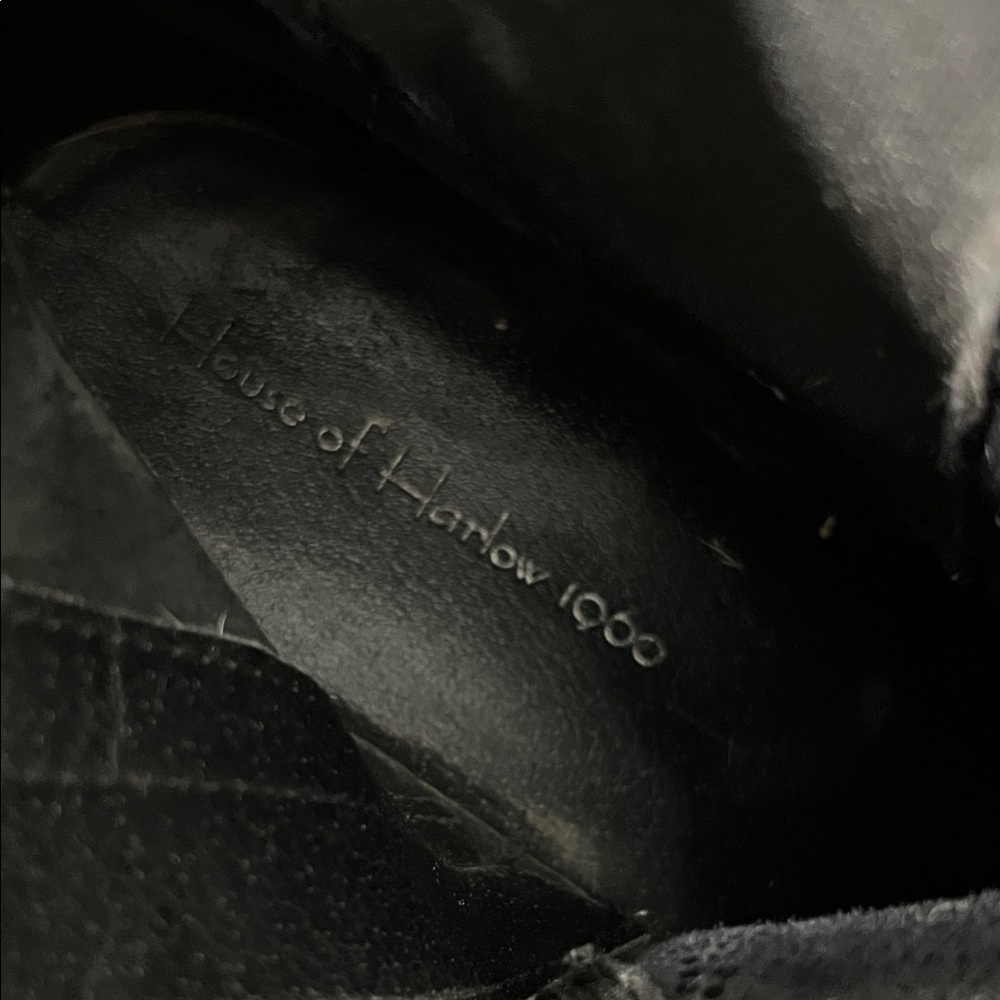 House of Harlow 1960 Black Combat Boots - Picture 6 of 6